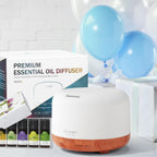 Premium Aromatherapy Diffuser Kit – 500ML with 6 Essential Oils