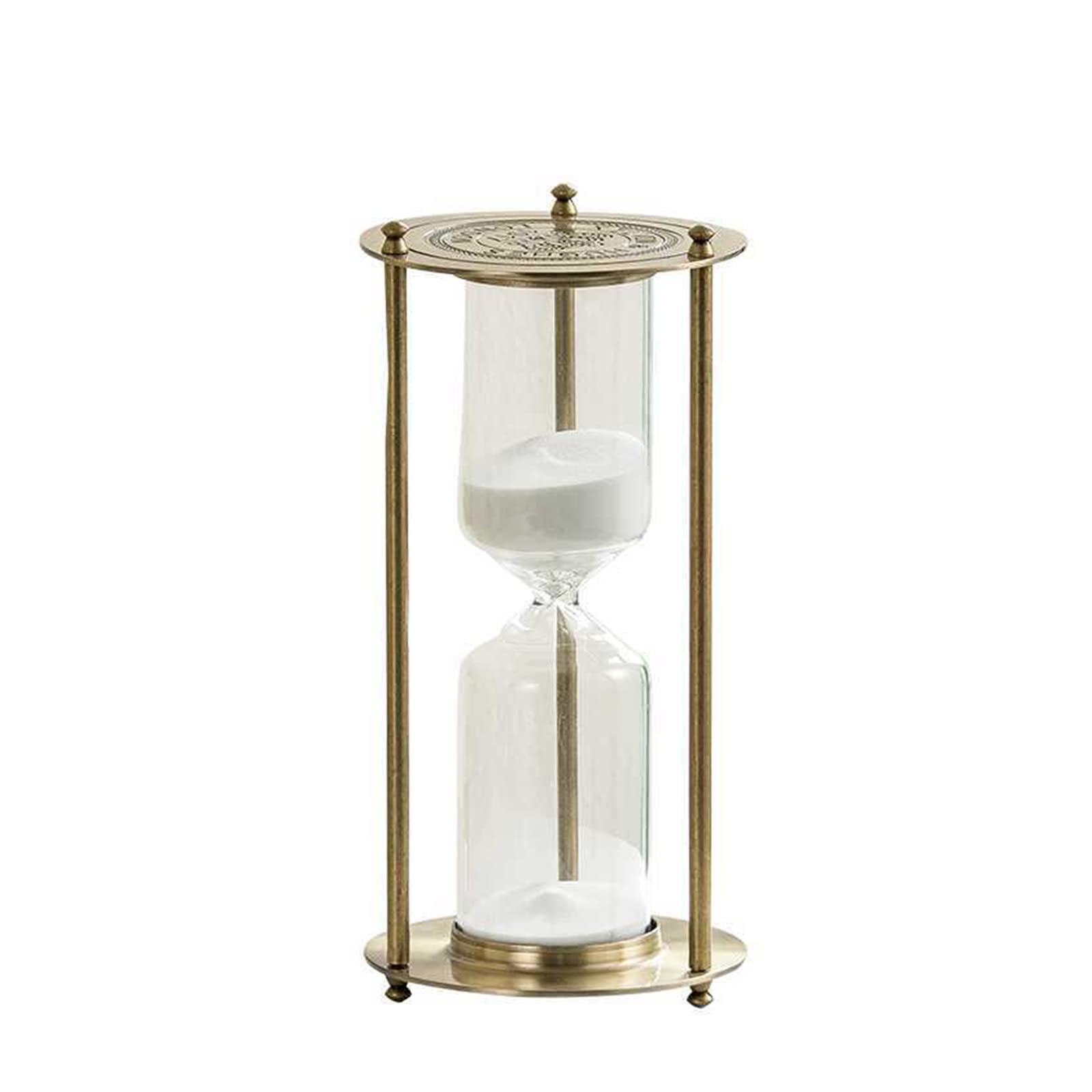 Hourglass Timer, 15 Minutes Embossed Golden Hourglass Timer,Used for Vintage Home Decoration, Office/Desk Decoration, Kitchen Wedding Gifts (P1-G42U-8VJR)