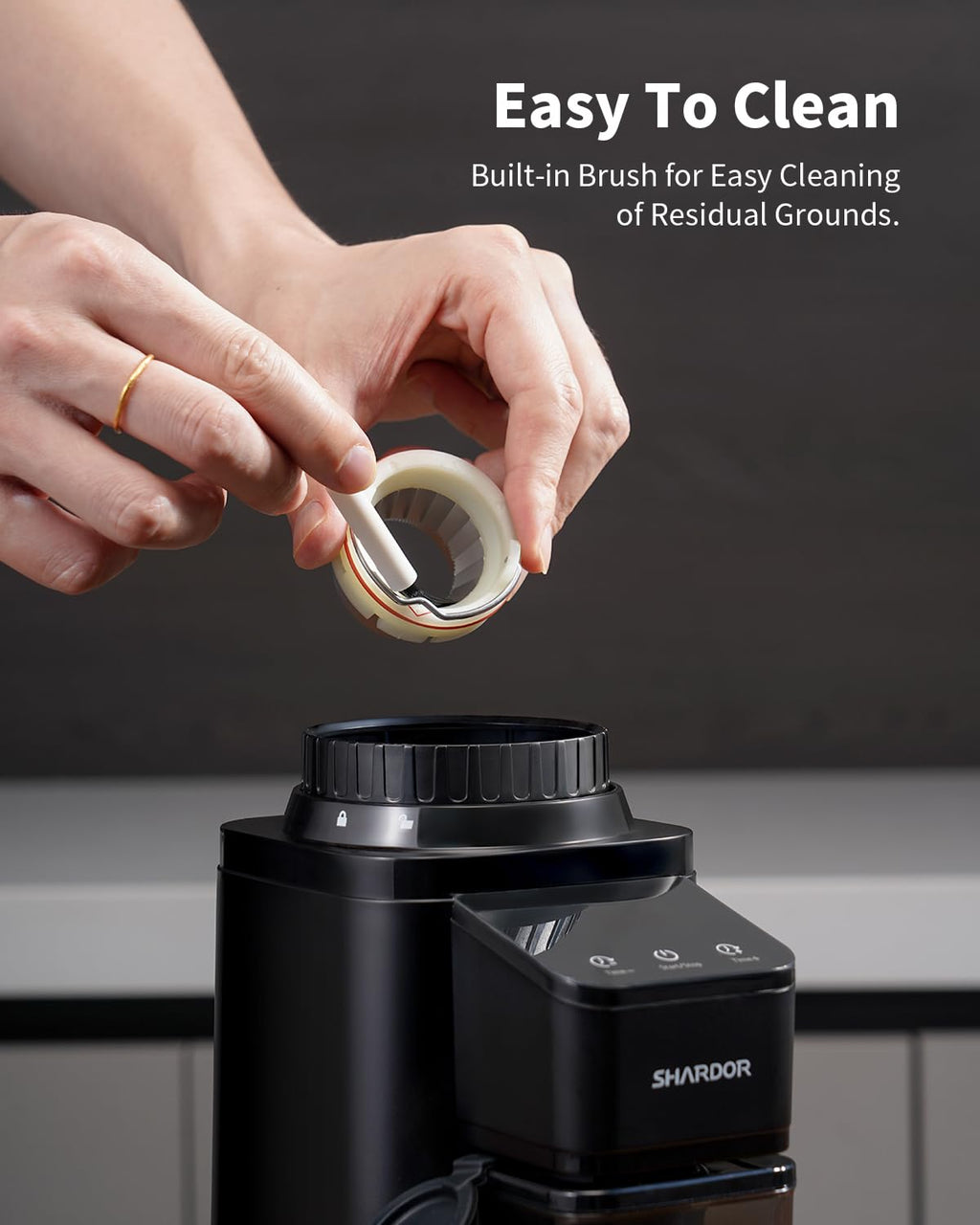 SHARDOR Professional Conical Burr Coffee Grinder, Coffee Bean Grinder with 48 Grind Settings for Espresso, Drip & French Press, Upgraded Anti-Static Technology, Precision Timer, Stainless Steel