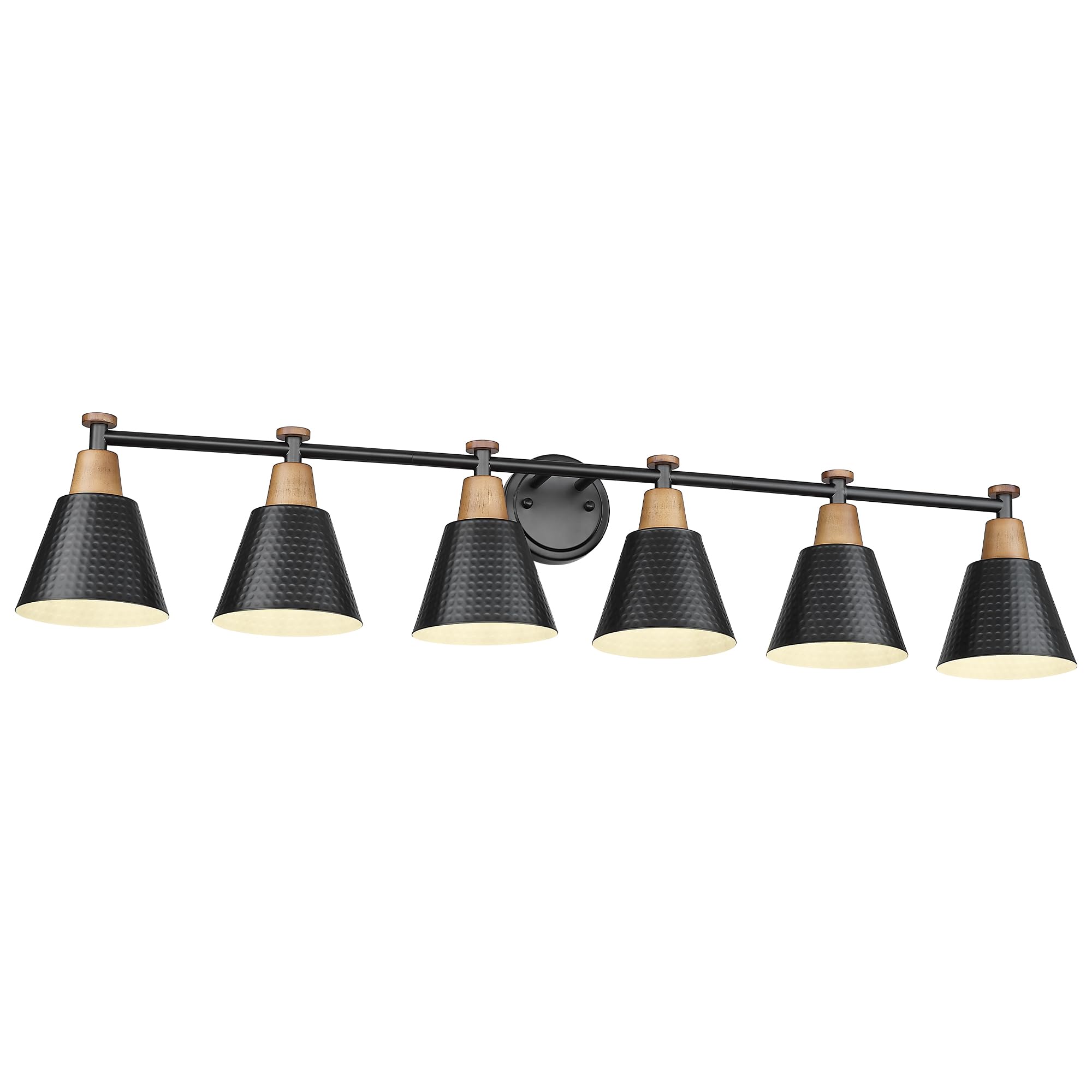 FEMILA 1-Light Vintage Wall Sconces, Antique Brass Industrial Sconces Wall Lighting, Single Bathroom Vanity Light Fixtures Wall Mount Lamp, Hammered Metal Shade,4FG59B BG