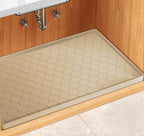 Winisok Silicone Under Sink Mat 34" x 22", kitchen Essentials and Gadgets, Shelf liner and Cabinet Protector, Home Organizers and Storage, Waterproof Bathroom Tray