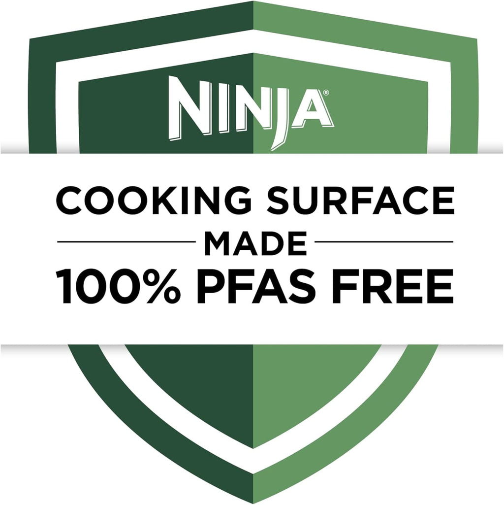 Ninja Belgian Waffle Maker Pro | Vertical Design | 5 Shade Settings with Precision-Pour Cup & Chef-curated Recipe Guide | Black & Silver | BW1001