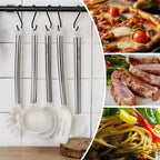 Kitchen Utensil Set-Silicone Cooking Utensils-33 Kitchen Gadgets & Spoons for Nonstick Cookware-Silicone and Stainless Steel Spatula Set-Best Kitchen Tools, Useful Pots (Khaki)