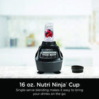 Ninja Kitchen System | All-in-One Food Processor & Blender for Smoothies | Includes Pitcher, (2) 16 oz. To-Go Cups & 8-Cup Bowl | Makes Salsa, Dough, Shakes, & Frozen Drinks | 1500W | Black | BL770