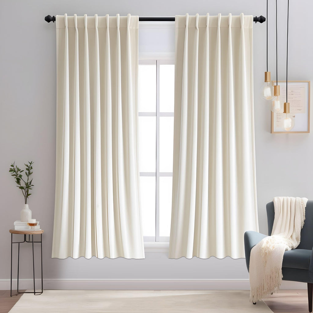 Emerald Green Velvet Curtains 84 inches Long Luxury 80% Blackout Curtains for Bedroom Living Room,Thermal Insulated Super Soft Window Drapes Rod Pocket & Back Tab, 52" W x 84" L, 2 Panels