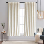 Emerald Green Velvet Curtains 84 inches Long Luxury 80% Blackout Curtains for Bedroom Living Room,Thermal Insulated Super Soft Window Drapes Rod Pocket & Back Tab, 52" W x 84" L, 2 Panels