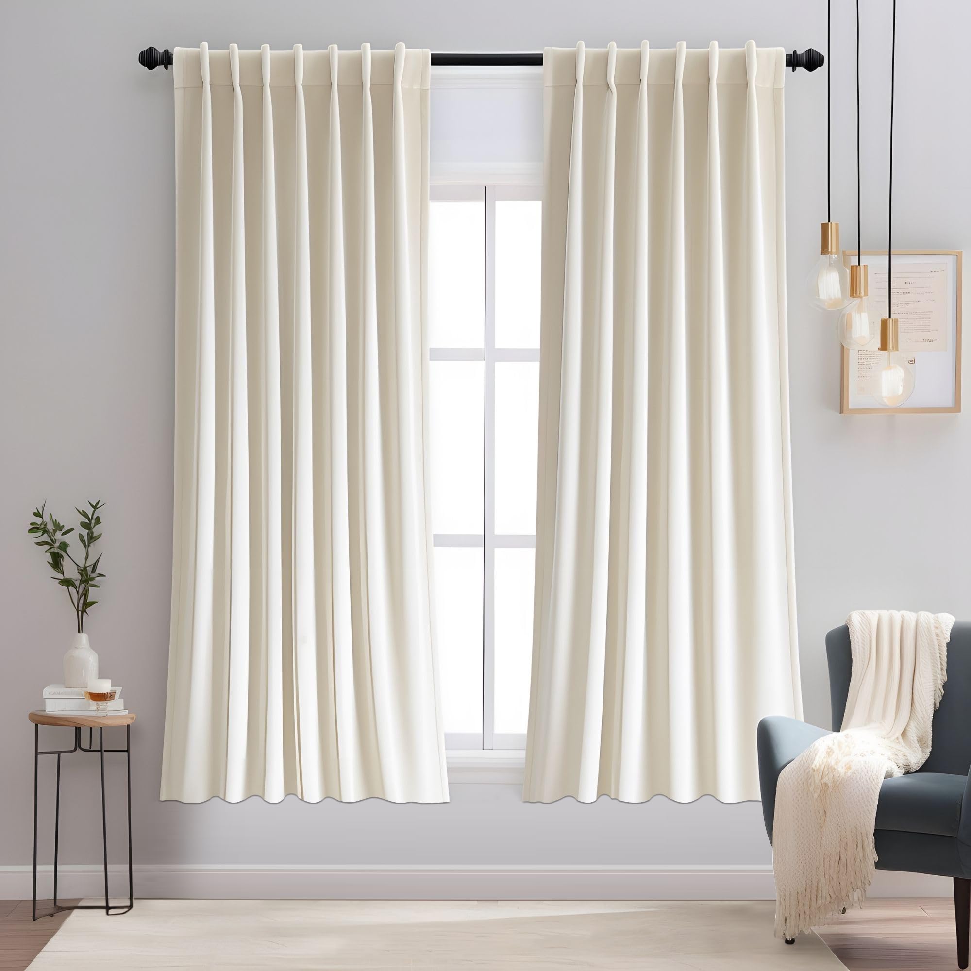 Emerald Green Velvet Curtains 84 inches Long Luxury 80% Blackout Curtains for Bedroom Living Room,Thermal Insulated Super Soft Window Drapes Rod Pocket & Back Tab, 52" W x 84" L, 2 Panels