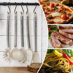 Kitchen Utensil Set-Silicone Cooking Utensils-33 Kitchen Gadgets & Spoons for Nonstick Cookware-Silicone and Stainless Steel Spatula Set-Best Kitchen Tools, Useful Pots (Khaki)