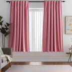 Emerald Green Velvet Curtains 84 inches Long Luxury 80% Blackout Curtains for Bedroom Living Room,Thermal Insulated Super Soft Window Drapes Rod Pocket & Back Tab, 52" W x 84" L, 2 Panels