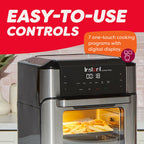 Instant Pot 6QT VORTEX Plus Air Fryer, 6-in-1, Air Fry, Broil, Dehydrate, Crisp, Roast, Reheat, Bake, Dishwasher-Safe Airfryer basket, from the Makers of Instant Pot, Stainless Steel