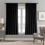 Emerald Green Velvet Curtains 84 inches Long Luxury 80% Blackout Curtains for Bedroom Living Room,Thermal Insulated Super Soft Window Drapes Rod Pocket & Back Tab, 52" W x 84" L, 2 Panels