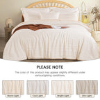 NEXHOME PRO Tufted Boho Comforter Set King, 8 Piece Bed in a Bag, Ultra Soft Brushed Microfiber All-in-One Bedding, Lightweight All Season Comforter, Machine Washable, Sage Green