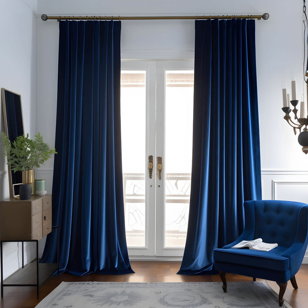Emerald Green Velvet Curtains 84 inches Long Luxury 80% Blackout Curtains for Bedroom Living Room,Thermal Insulated Super Soft Window Drapes Rod Pocket & Back Tab, 52" W x 84" L, 2 Panels