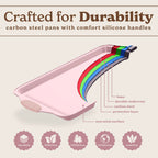 Country Kitchen Nonstick Stackable Bakeware Set - Durable, Easy Release Baking Set- 22 Pc. Includes Silicone Muffin Cups