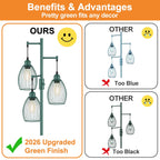 Dimmable Floor Lamp, Industrial Floor Lamps for Living Room, Gold Tree Lamp Standing Lamp Tall Lamps with 3 Elegant Teardrop Cage Head & 800 Lumens LED Bulbs for Living room Bedroom Office Dining Room
