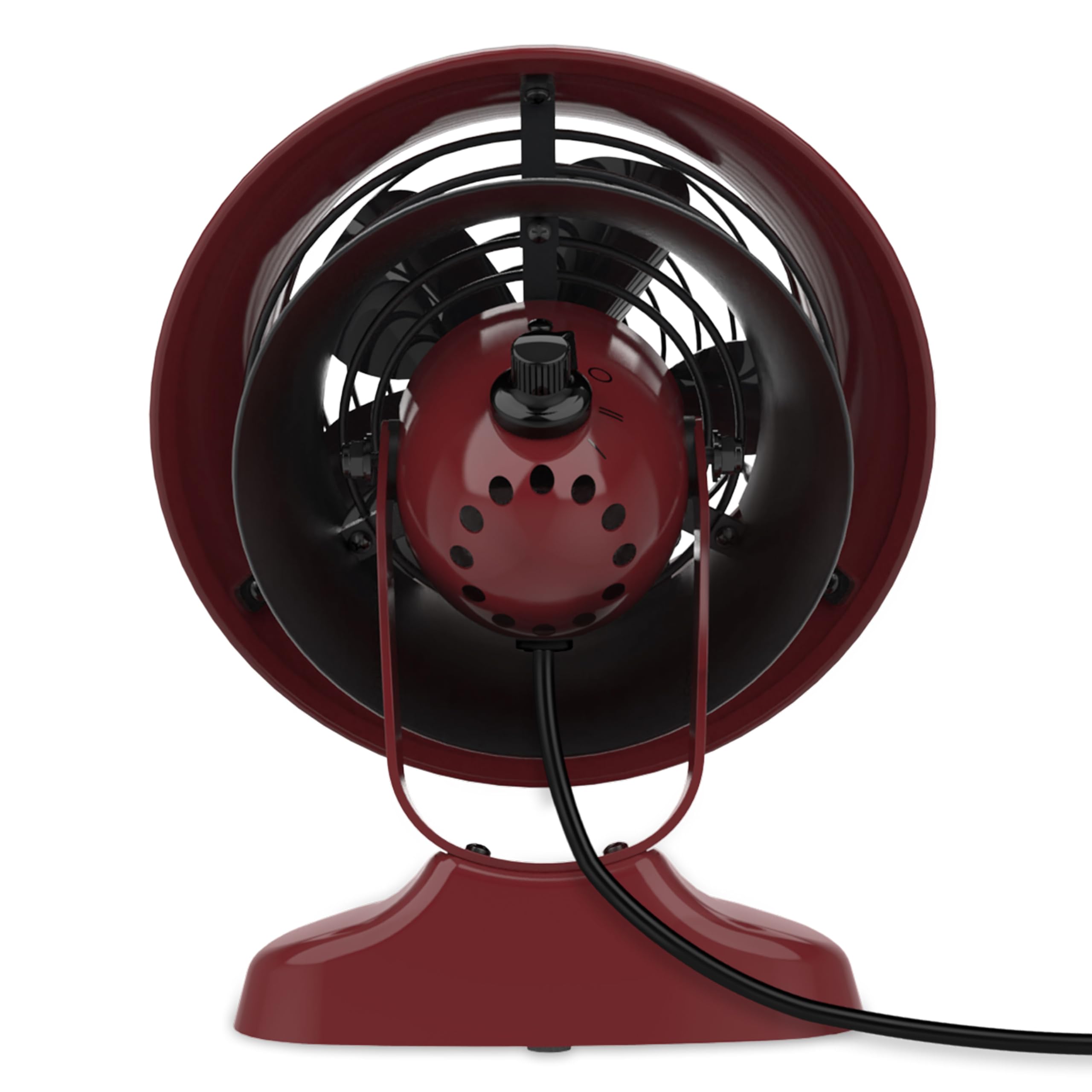 Vornado VFAN™ Mini Classic Vintage Metal Desk Fan, 2-Speed, Adjustable Tilt, Personal Air Circulator for Bedroom, Office, Dorm Room, Portable Quiet, Vintage Green
