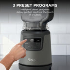 Ninja Kitchen System | All-in-One Food Processor & Blender for Smoothies | Includes Pitcher, (2) 16 oz. To-Go Cups & 8-Cup Bowl | Makes Salsa, Dough, Shakes, & Frozen Drinks | 1500W | Black | BL770