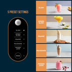 Ninja SLUSHi Frozen Drink & Slushie Machine with RapidChill Technology | 88 oz. Easy Fill Vessel | 5 Preset Programs | Make Margaritas, Frappés, & More | With Dishwasher Safe Parts | Black | FS301
