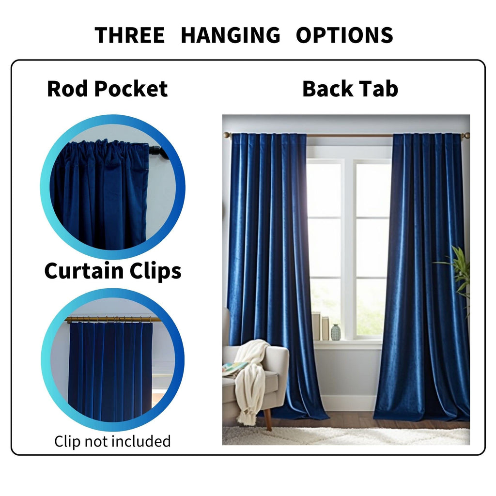 Emerald Green Velvet Curtains 84 inches Long Luxury 80% Blackout Curtains for Bedroom Living Room,Thermal Insulated Super Soft Window Drapes Rod Pocket & Back Tab, 52" W x 84" L, 2 Panels