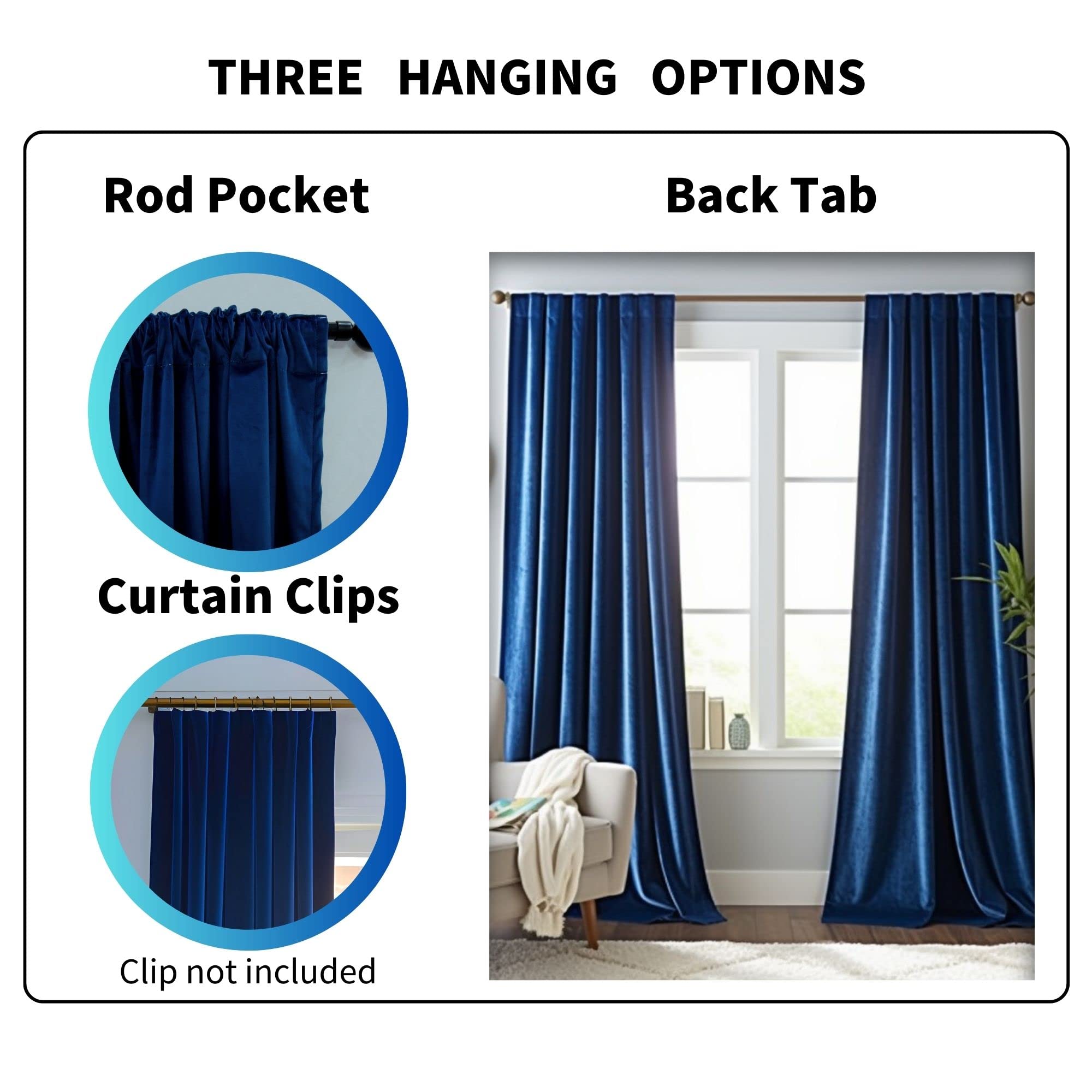 Emerald Green Velvet Curtains 84 inches Long Luxury 80% Blackout Curtains for Bedroom Living Room,Thermal Insulated Super Soft Window Drapes Rod Pocket & Back Tab, 52" W x 84" L, 2 Panels