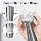 Turelar Immersion Blender Handheld Corded Hand Blenders Set 1100W, Trigger Variable Speed 5 in 1 Stick Emulsifier with Chopper, Whisk and Frother for Soup, Baby Food and Smoothies, Navy Blue