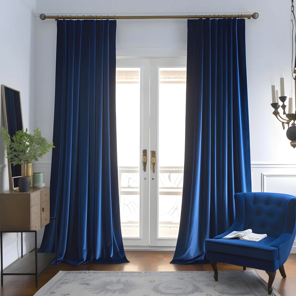Emerald Green Velvet Curtains 84 inches Long Luxury 80% Blackout Curtains for Bedroom Living Room,Thermal Insulated Super Soft Window Drapes Rod Pocket & Back Tab, 52" W x 84" L, 2 Panels