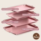 Country Kitchen Nonstick Stackable Bakeware Set - Durable, Easy Release Baking Set- 22 Pc. Includes Silicone Muffin Cups