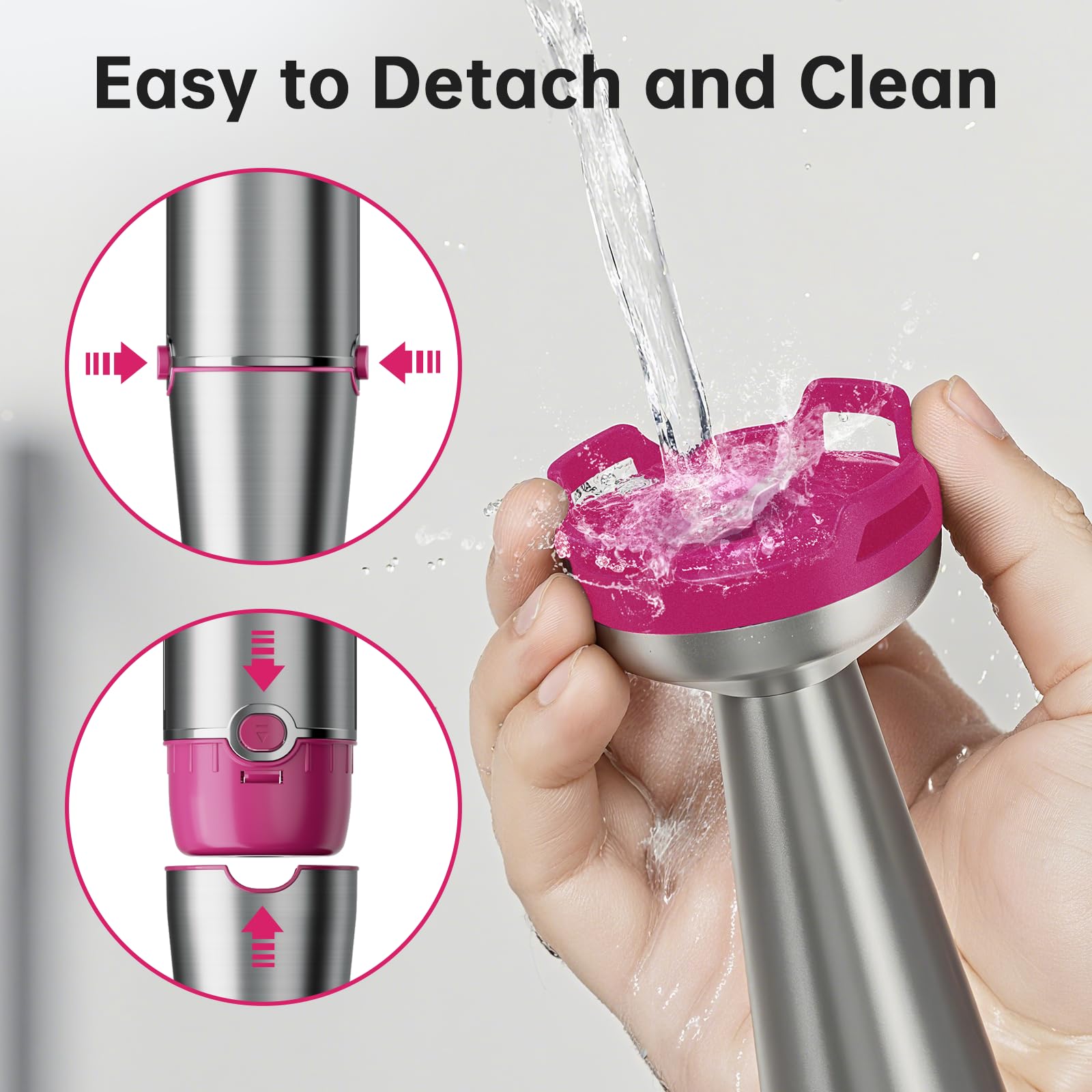 Turelar Immersion Blender Handheld Corded Hand Blenders Set 1100W, Trigger Variable Speed 5 in 1 Stick Emulsifier with Chopper, Whisk and Frother for Soup, Baby Food and Smoothies, Navy Blue