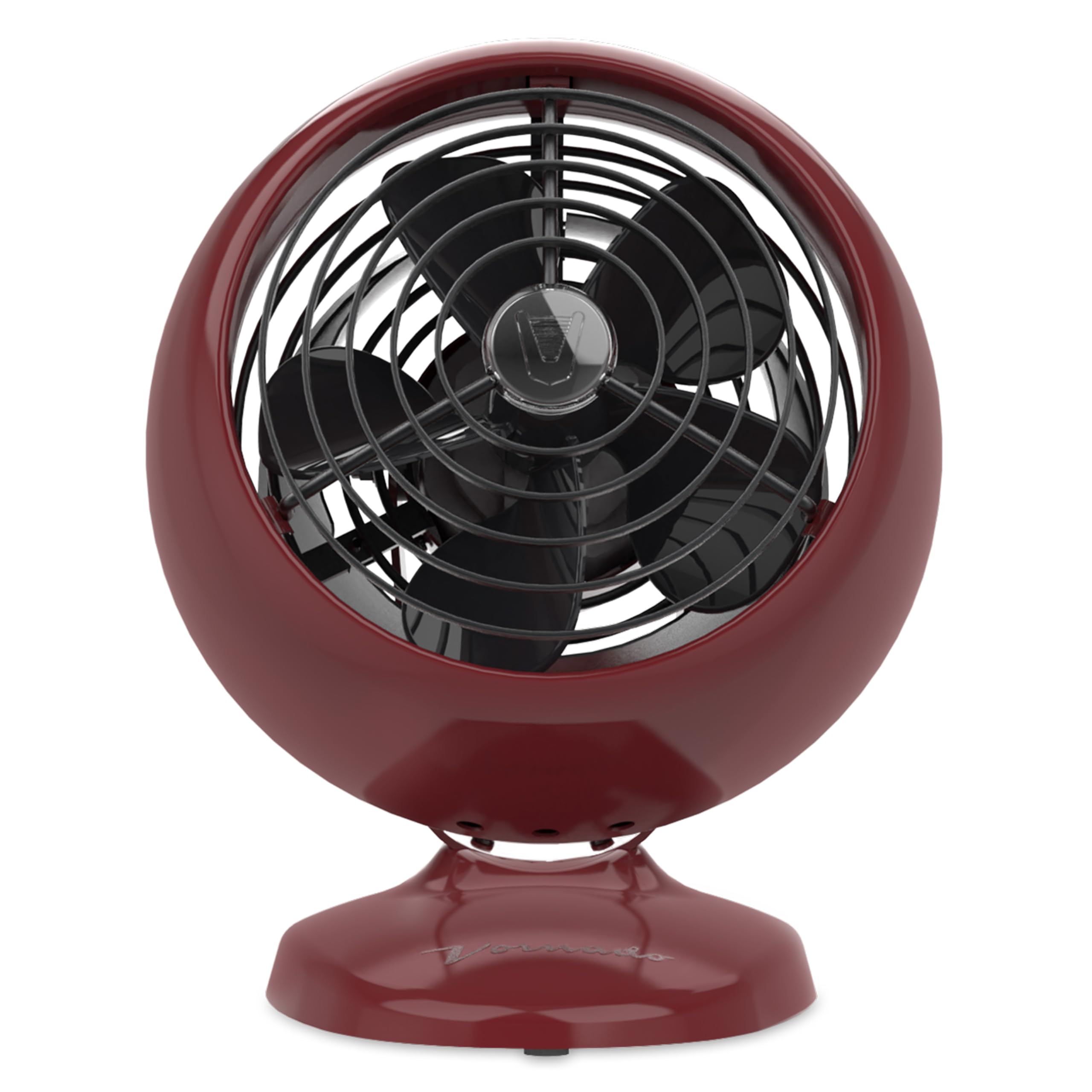 Vornado VFAN™ Mini Classic Vintage Metal Desk Fan, 2-Speed, Adjustable Tilt, Personal Air Circulator for Bedroom, Office, Dorm Room, Portable Quiet, Vintage Green
