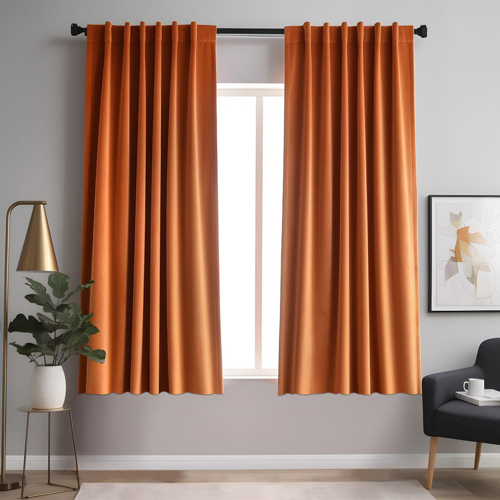 Emerald Green Velvet Curtains 84 inches Long Luxury 80% Blackout Curtains for Bedroom Living Room,Thermal Insulated Super Soft Window Drapes Rod Pocket & Back Tab, 52" W x 84" L, 2 Panels