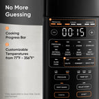 Cosori Pressure Cooker 6QT, Stainless Steel, 9-in-1 Multi Cooker, 12 Safety Features, Ceramic Inner Pot, Rice, Slow Cook, Sous Vide, Saute, 1100W