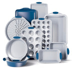 Country Kitchen Nonstick Stackable Bakeware Set - Durable, Easy Release Baking Set- 22 Pc. Includes Silicone Muffin Cups