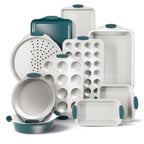 Country Kitchen Nonstick Stackable Bakeware Set - Durable, Easy Release Baking Set- 22 Pc. Includes Silicone Muffin Cups