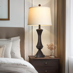 29" Gold Modern Table Lamps Set of 2, 3-Way Dimmable Touch Lamps for Nightstand with USB A+C & Outlets,Brass Lamps for Living Room, Bedroom, Nightstand, Entryway(2 Bulbs Included)