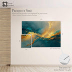 Soon Global Acoustical Wall Panels, 6-Piece 23.62 X 23.62 Inches Art Acoustic Panels, Decorative Acoustic Panels, Acoustic Wall Panels, Sound Absorbing Wall Art, Arcadian Vortex