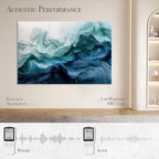 Soon Global Acoustical Wall Panels, 6-Piece 23.62 X 23.62 Inches Art Acoustic Panels, Decorative Acoustic Panels, Acoustic Wall Panels, Sound Absorbing Wall Art, Arcadian Vortex