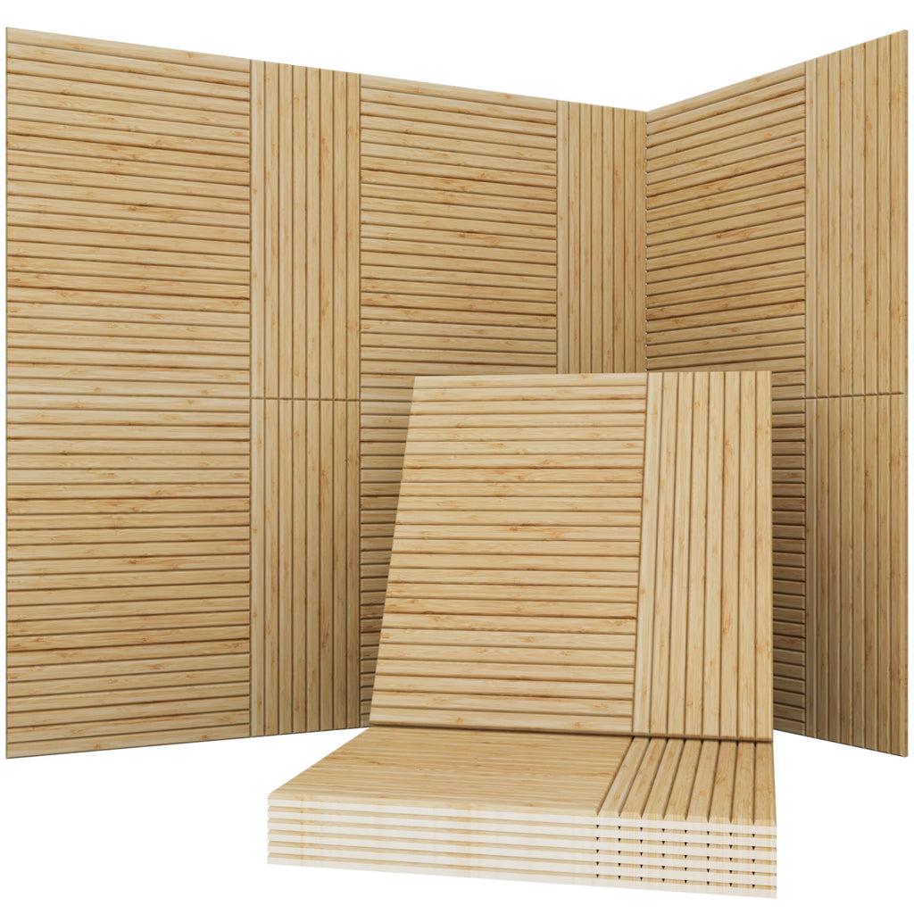 Soon Global Acoustical Wall Panels, 6-Piece 23.62 X 23.62 Inches Art Acoustic Panels, Decorative Acoustic Panels, Acoustic Wall Panels, Sound Absorbing Wall Art, Arcadian Vortex