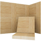 Soon Global Acoustical Wall Panels, 6-Piece 23.62 X 23.62 Inches Art Acoustic Panels, Decorative Acoustic Panels, Acoustic Wall Panels, Sound Absorbing Wall Art, Arcadian Vortex