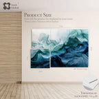 Soon Global Acoustical Wall Panels, 6-Piece 23.62 X 23.62 Inches Art Acoustic Panels, Decorative Acoustic Panels, Acoustic Wall Panels, Sound Absorbing Wall Art, Arcadian Vortex