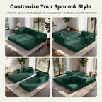 78.8" Convertible Futon Sofa Bed,Corduroy Futon Couch with Storage Pocket,Folding Pull Out Sofa,No Assembly Boneless Couch for Living Room | Pink