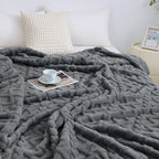 Aganear Fleece Throw Blanket - Cozy Soft Lightweight Fuzzy Throw Blanket for Women Portable Throw Blankets for Couch, Warm Present for Birthday, Christmas, Halloween, Housewarming(50"x60", Khaki)