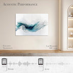 Soon Global Acoustical Wall Panels, 6-Piece 23.62 X 23.62 Inches Art Acoustic Panels, Decorative Acoustic Panels, Acoustic Wall Panels, Sound Absorbing Wall Art, Arcadian Vortex