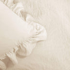 Lush Decor Reyna Ruffle Comforter Set - 3 Piece Cozy Ruffled Bedding Set - Timeless Elegance and Comfort for Bedroom - King, Gray