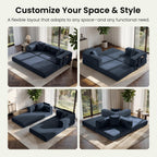 78.8" Convertible Futon Sofa Bed,Corduroy Futon Couch with Storage Pocket,Folding Pull Out Sofa,No Assembly Boneless Couch for Living Room | Pink