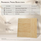 Soon Global Acoustical Wall Panels, 6-Piece 23.62 X 23.62 Inches Art Acoustic Panels, Decorative Acoustic Panels, Acoustic Wall Panels, Sound Absorbing Wall Art, Arcadian Vortex