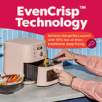 Instant Pot 6QT VORTEX Plus Air Fryer, 6-in-1, Air Fry, Broil, Dehydrate, Crisp, Roast, Reheat, Bake, Dishwasher-Safe Airfryer basket, from the Makers of Instant Pot, Stainless Steel