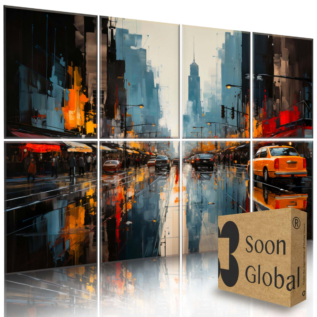 Soon Global Acoustical Wall Panels, 6-Piece 23.62 X 23.62 Inches Art Acoustic Panels, Decorative Acoustic Panels, Acoustic Wall Panels, Sound Absorbing Wall Art, Arcadian Vortex