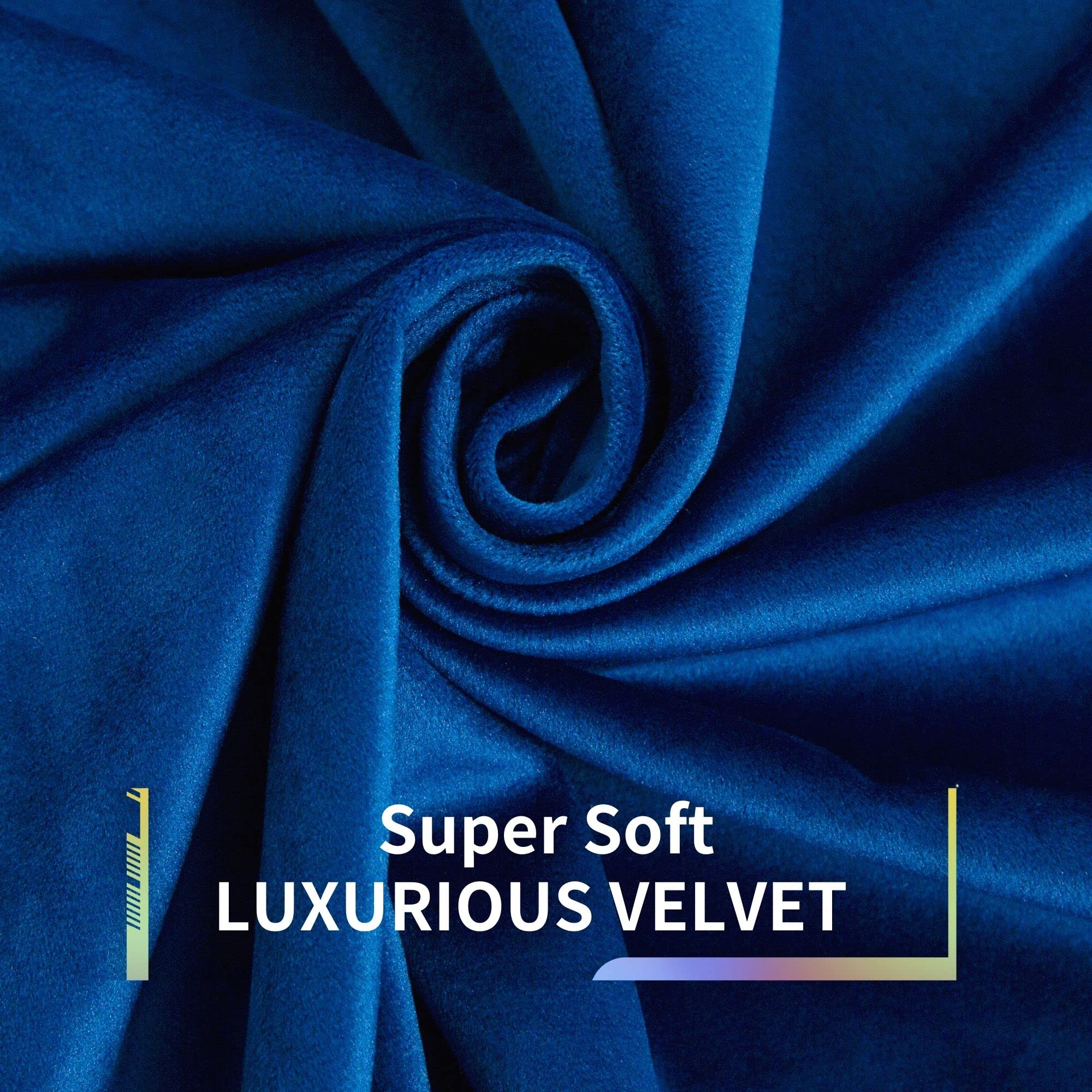Emerald Green Velvet Curtains 84 inches Long Luxury 80% Blackout Curtains for Bedroom Living Room,Thermal Insulated Super Soft Window Drapes Rod Pocket & Back Tab, 52" W x 84" L, 2 Panels
