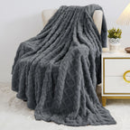Aganear Fleece Throw Blanket - Cozy Soft Lightweight Fuzzy Throw Blanket for Women Portable Throw Blankets for Couch, Warm Present for Birthday, Christmas, Halloween, Housewarming(50"x60", Khaki)
