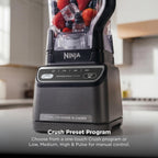 Ninja Professional Blender 2.0 | Smoothie Maker, Drink Mixer, Grinder, Ice Crusher | Total Crushing Technology, Auto-iQ Program, 1200W Power, XL 72-oz. Pitcher | Dark Grey | BR201AMZ